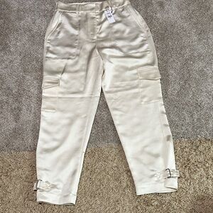 Express Ivory Cargo Trousers